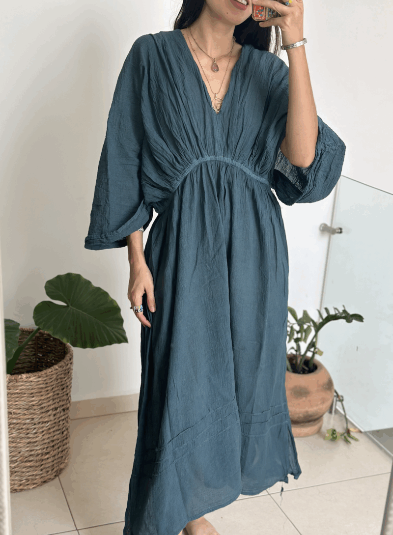 Vestido Tulipán Azul Marino